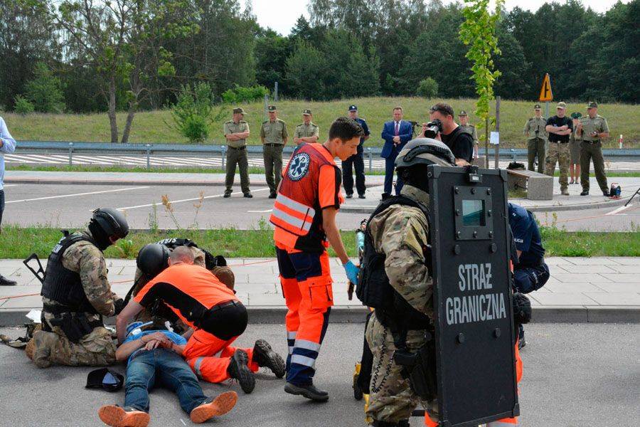 Wspólne ćwiczenia służb z udziałem GR Nadzieja [FOTO]