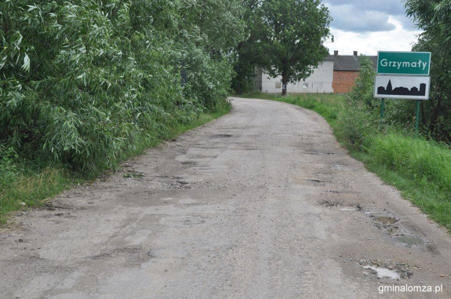 Droga Grzymały Szczepankowskie - Mikołajki do przebudowy [FOTO]
