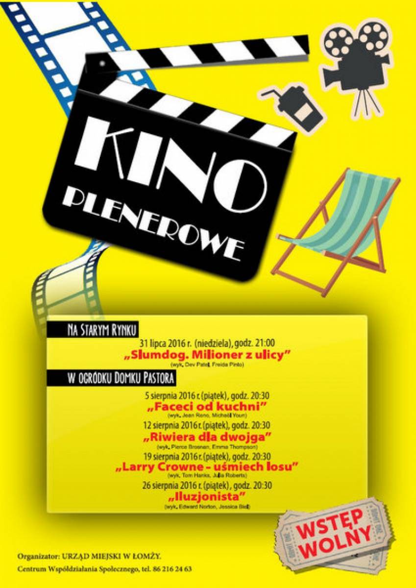 Letnie Kino Plenerowe startuje w niedzielę
