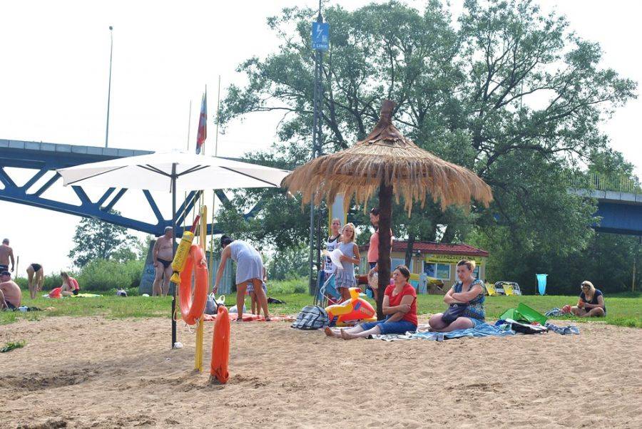 Na plaży w Łomży jak w tropikach