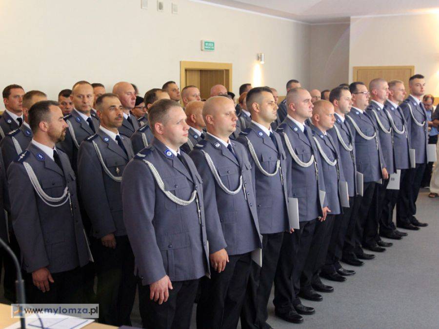 Uroczystości Święta Policji w łomżyńskiej jednostce