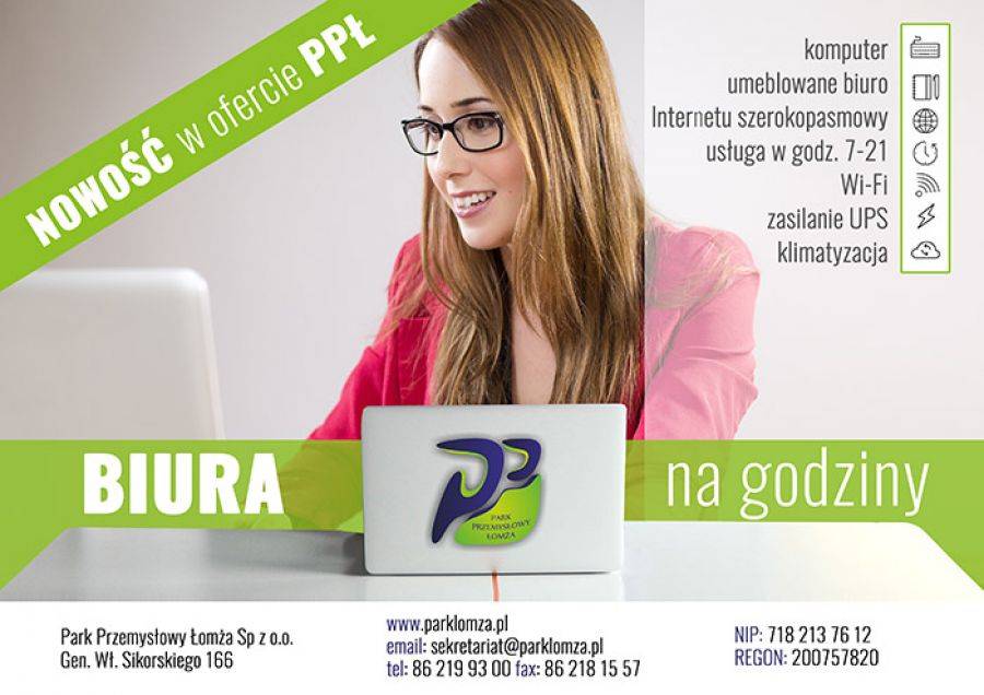 Park wynajmuje biura na godziny!