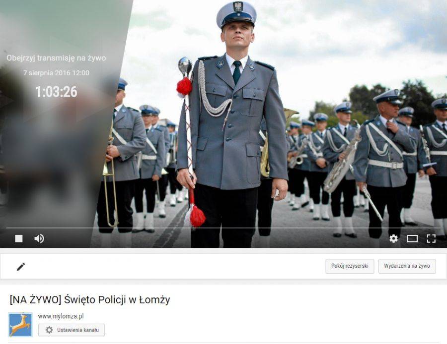 [NA ŻYWO] Święto Policji w Łomży