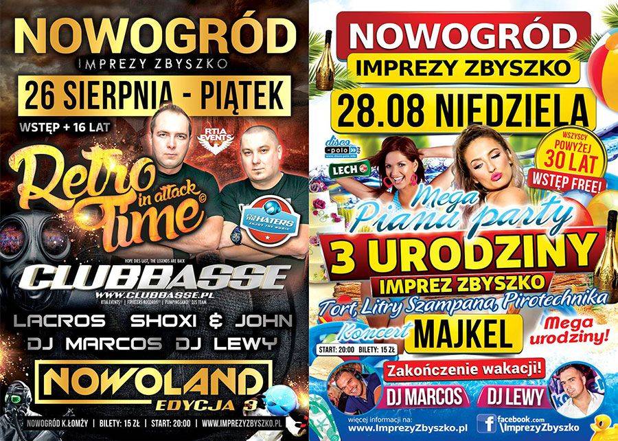 Weekend - PETARDA! Trzecie urodziny Imprez Zbyszko na grubo!