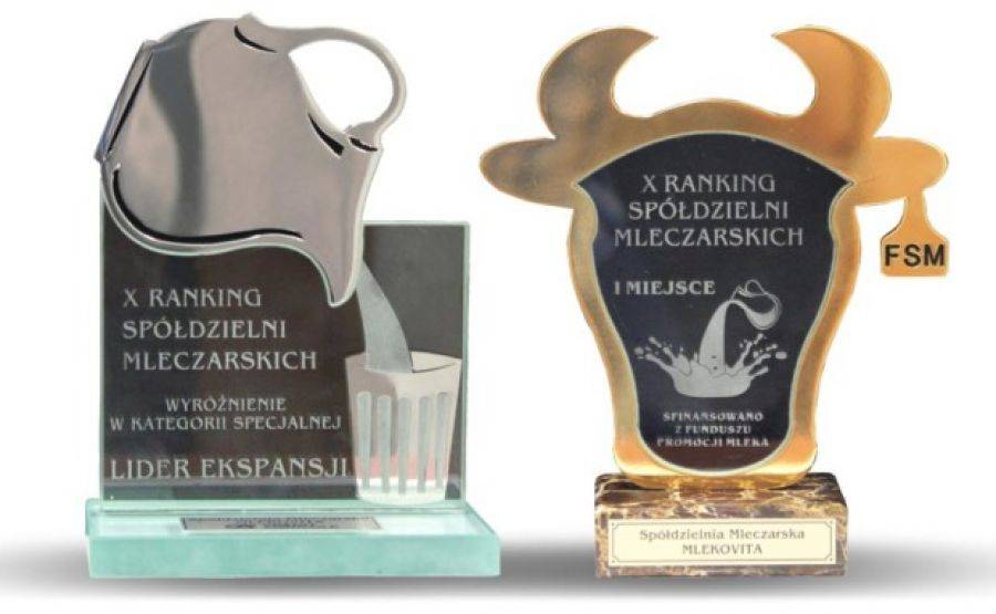 Mlekovita liderem w X Rankingu Spółdzielni Mleczarskich