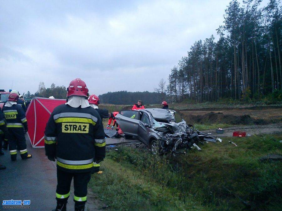Tragiczny wypadek na DK8
