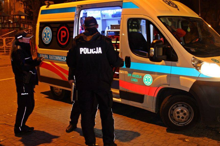 Nocne patrole piesze strzegły bezpieczeństwa mieszkańców Łomży