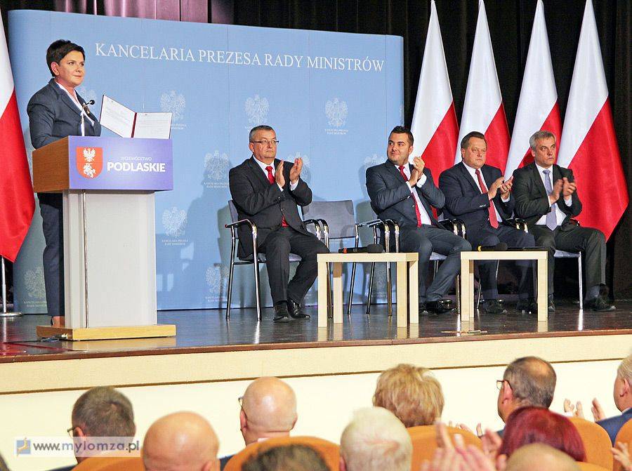 Premier Beata Szydło przedstawiła umowę na budowę trasy Via Baltica [VIDEO i FOTO]