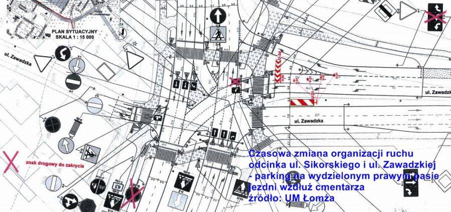 Zmiana w organizacji ruchu w pobliżu cmentarza