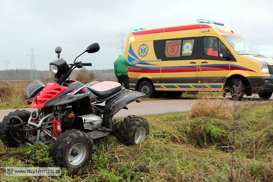 Kraksa na quadzie [FOTO]