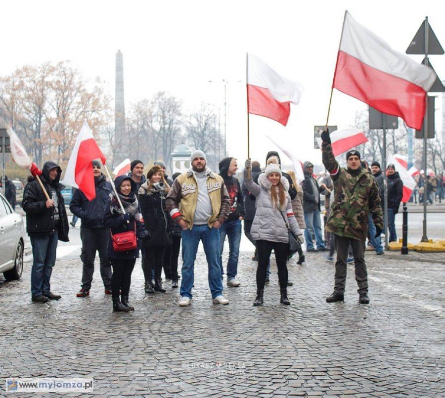 Łomża na Marszu Niepodległości w Warszawie [VIDEO i FOTO]