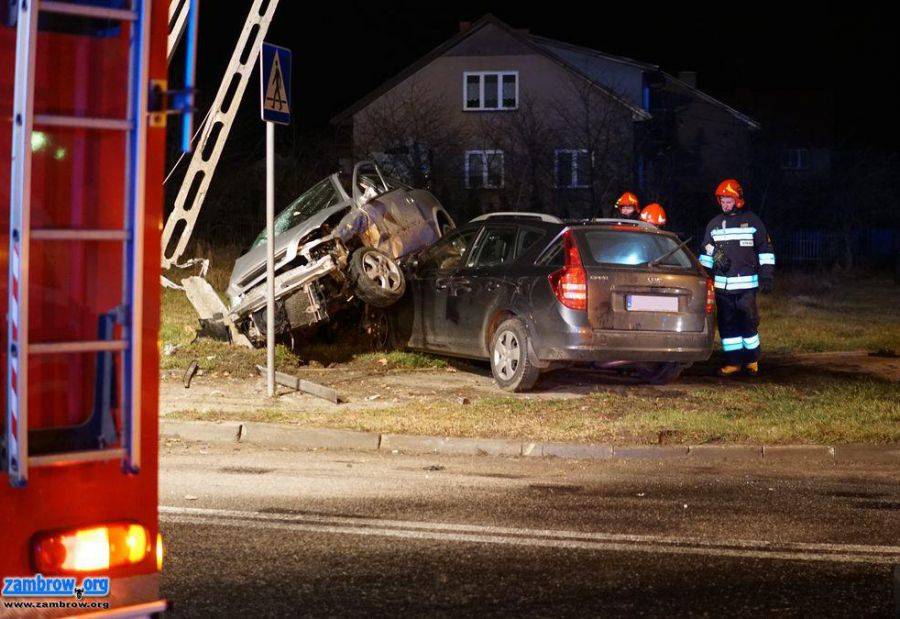 Łomżyniak spowodował groźny wypadek [VIDEO]