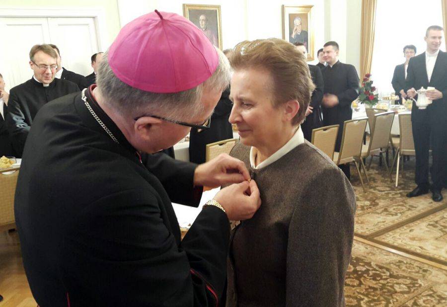 S. Cecylia Purta odznaczona przez Papieża Franciszka