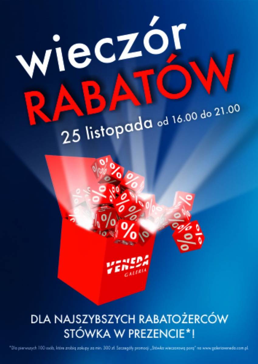 BLACK FRIDAY czyli Wieczór Rabatów w Galerii VENEDA
