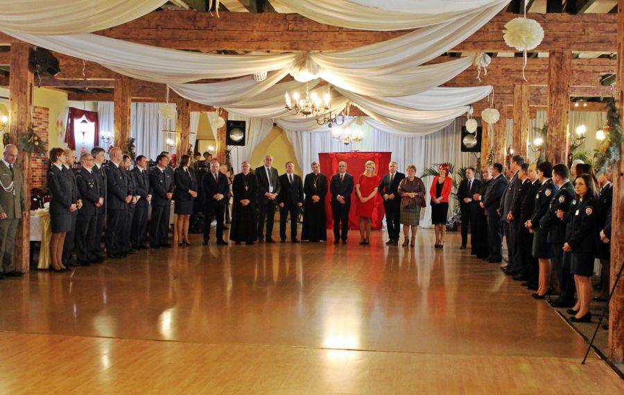 Spotkanie opłatkowe służb mundurowych w Łomży