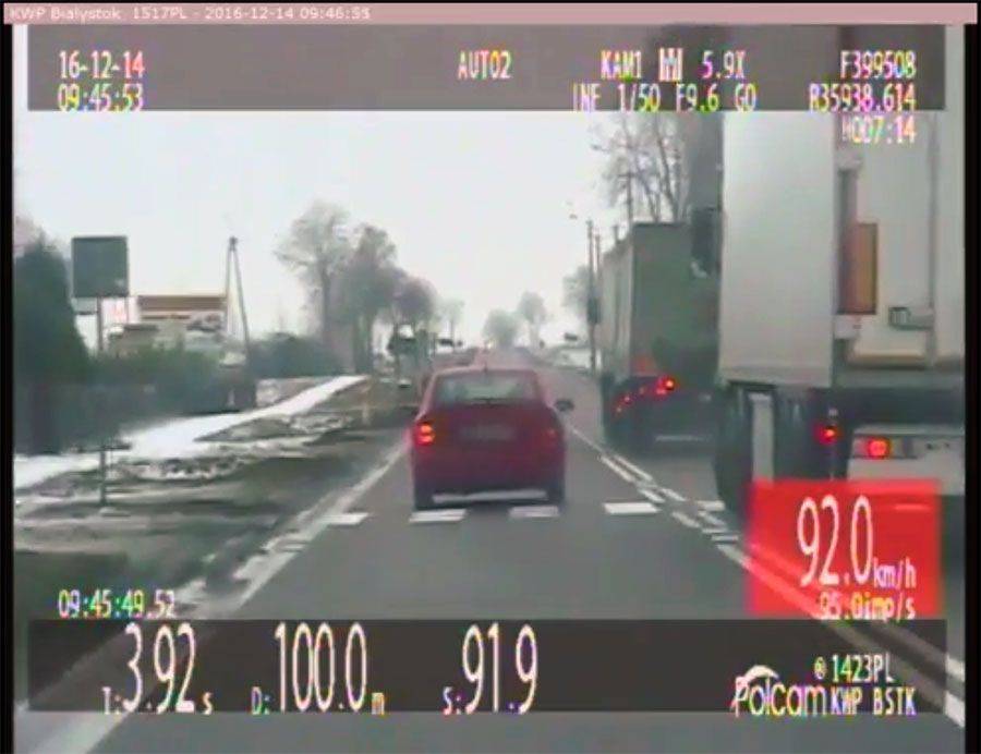Nazbierał wykroczeń na 1000 zł! [VIDEO]