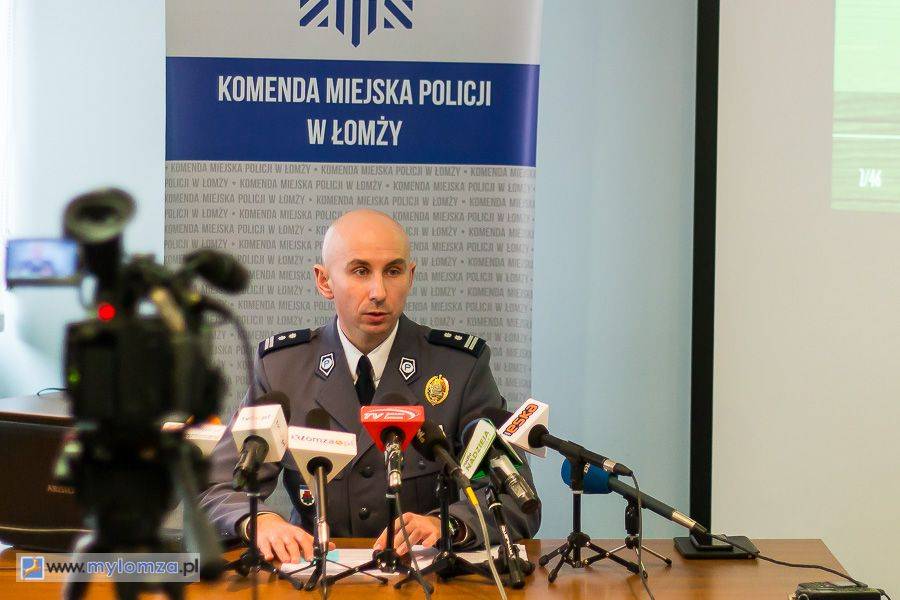 Były Komendant Miejski Policji w Łomży ukarany za konfetti