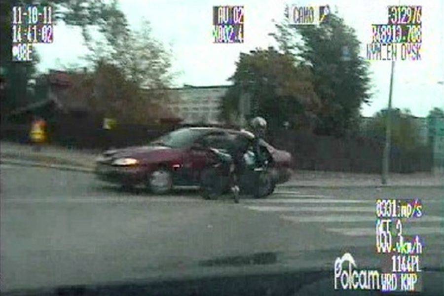 Dostał 61 punktów! Uciekał policji!- zobacz VIDEO