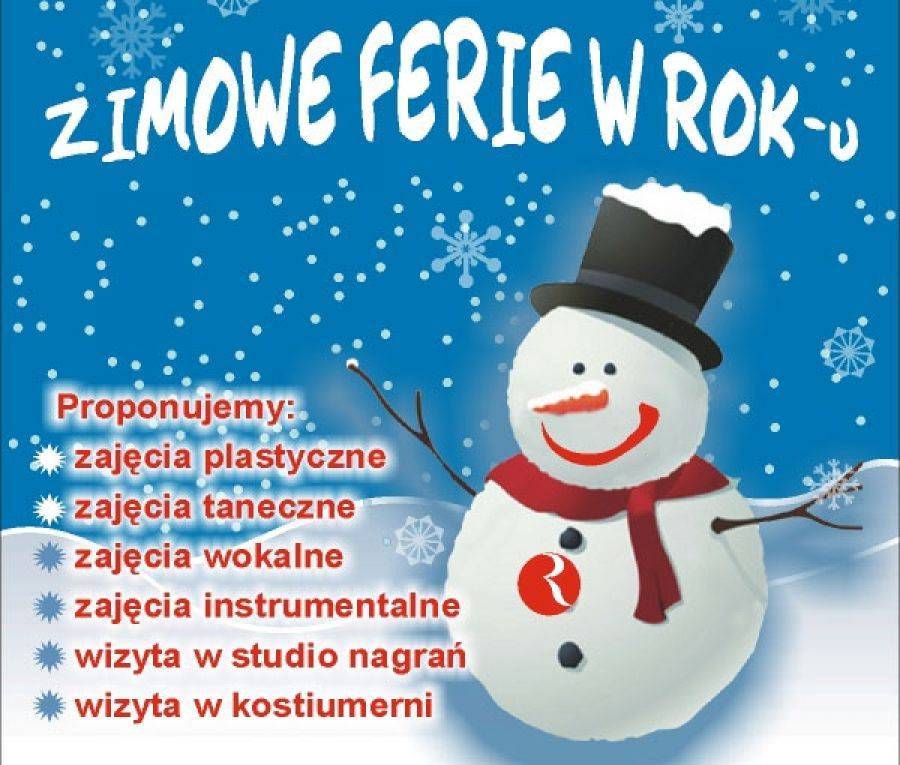 Ferie zimowe w Regionalnym Ośrodku Kultury