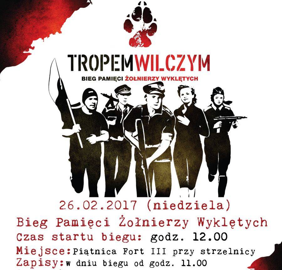 Tropem Wilczym - Bieg Pamięci Żołnierzy Wyklętych w Piątnicy