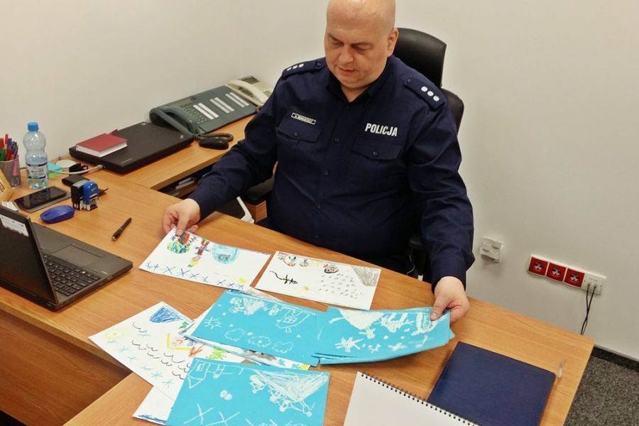 „Motylki” z PP 8 narysowały „Bezpieczne Ferie”