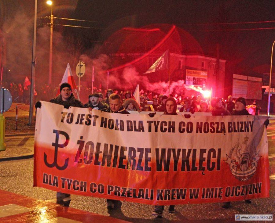 Marsz Pamięci Żołnierzy Wyklętych w Łomży 2017 [VIDEO i FOTO]