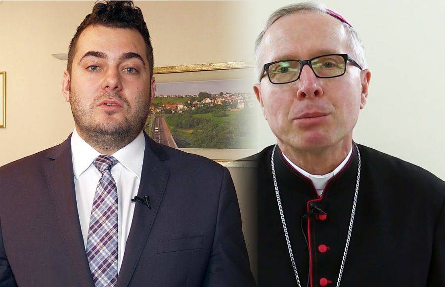 Biskup z Prezydentem składają łomżanom życzenia [VIDEO]