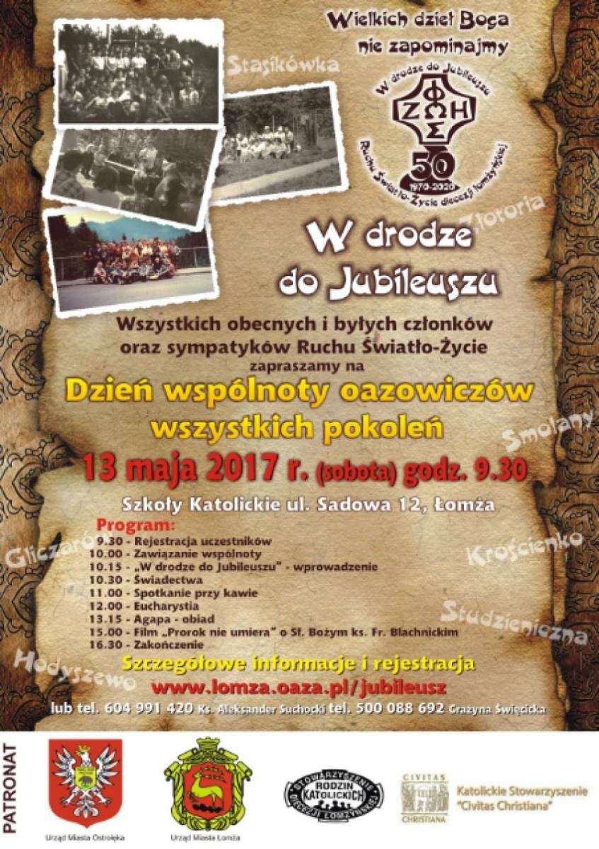 Wielkich dzieł Boga nie zapominajmy