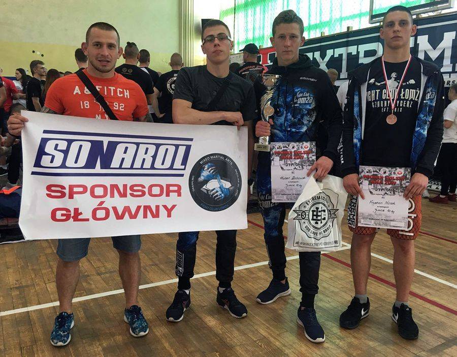 Medale łomżyńskich fighterów w Pucharze Polski MMA 2017 [FOTO]