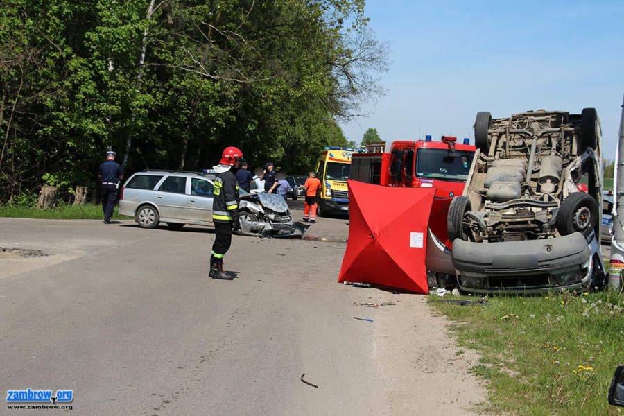 Śmiertelny wypadek w powiecie zambrowskim