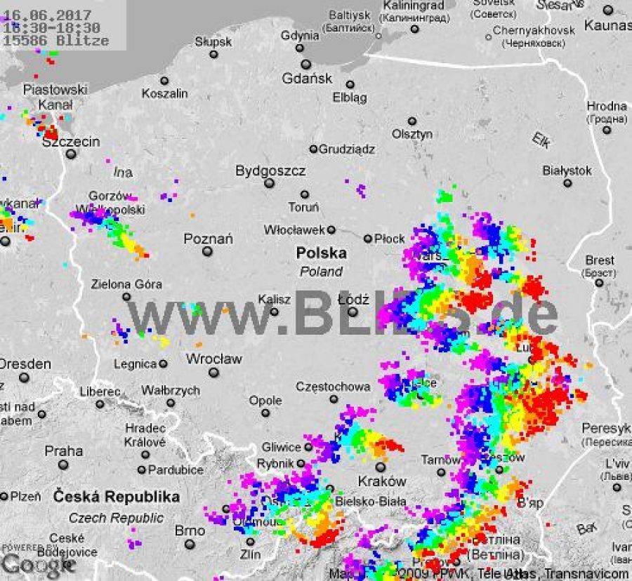Nad region nadciągają burze z gradem