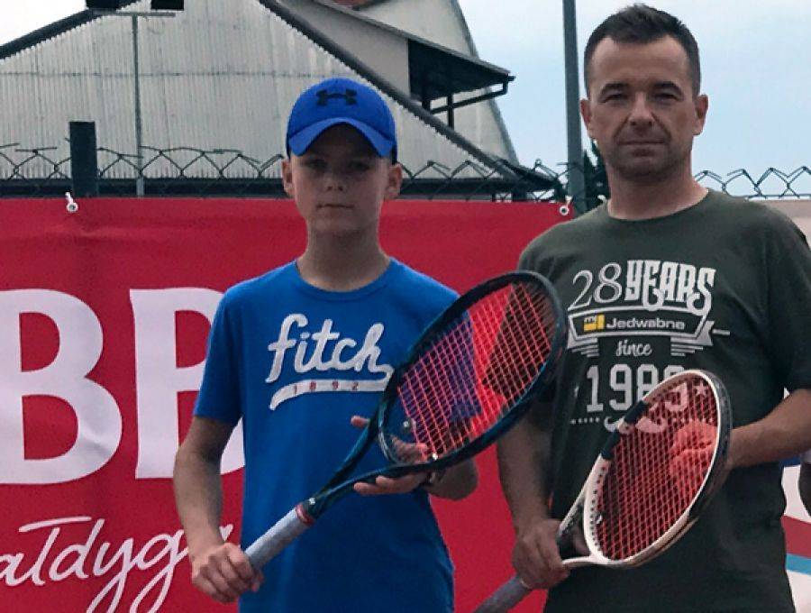 Wiktor Kosowski w finale turnieju tenisa w Warszawie