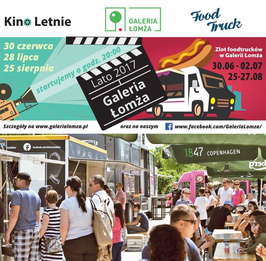 Mobilne Kino i Food Trucki w Łomży [FOTO]