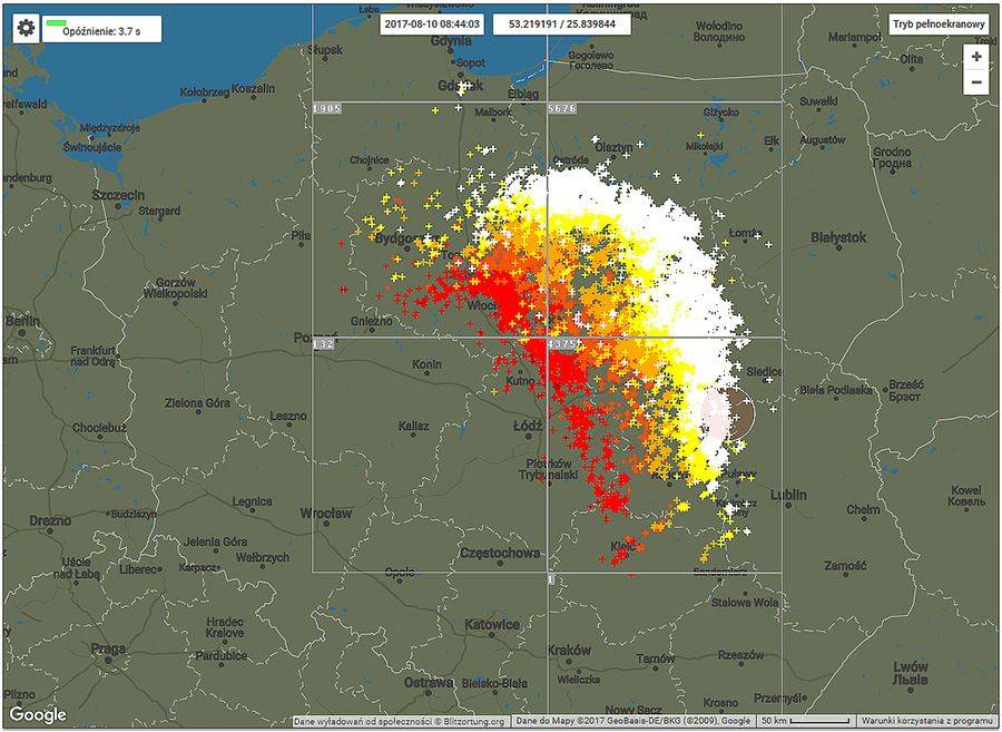 Ogromna burza zbliża się nad region
