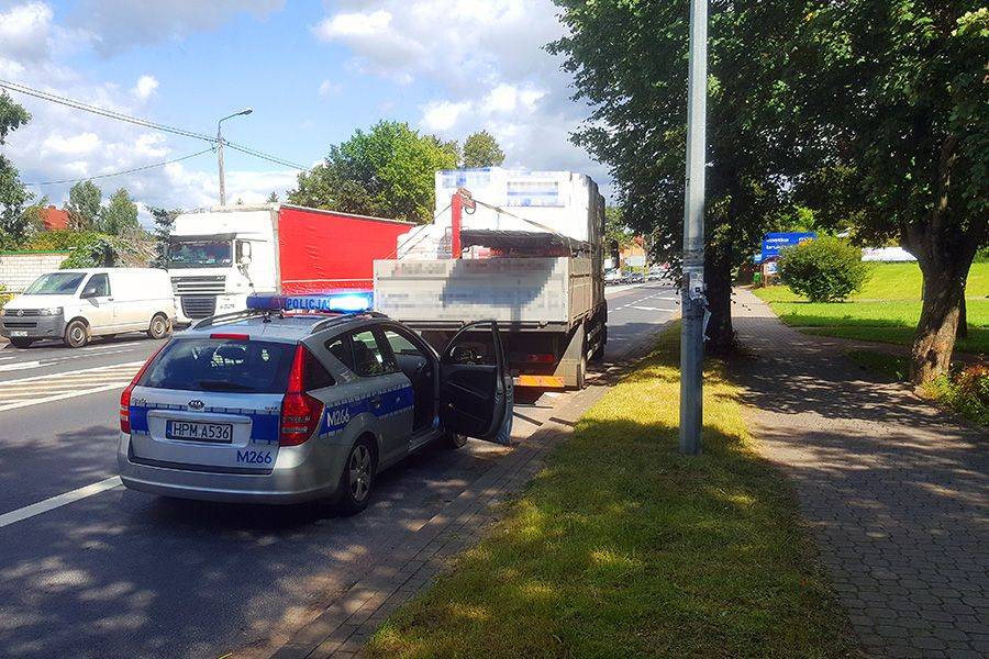 Ciężarówka potrąciła kobietę
