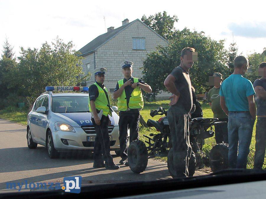 Wypadek na quadzie w gminie Wizna