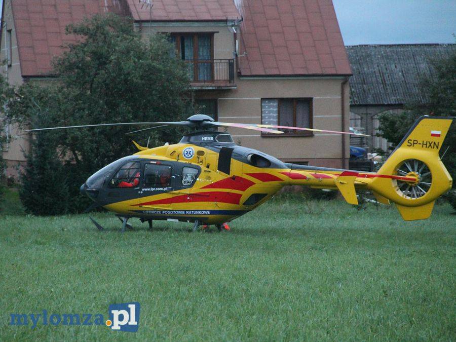Nastolatek spadł z wysokości. Zabrał go ratunkowy helikopter [VIDEO i FOTO]