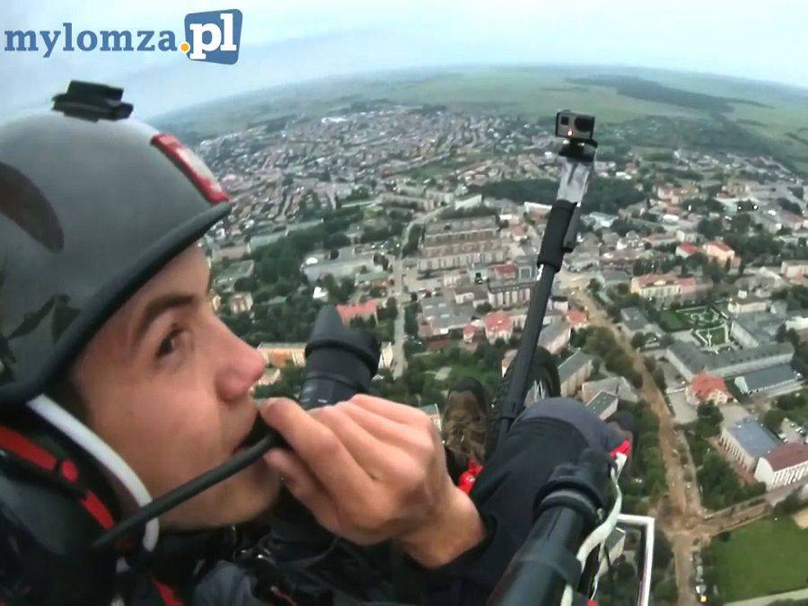 Łomża wzbija się pod niebo [2xVIDEO]