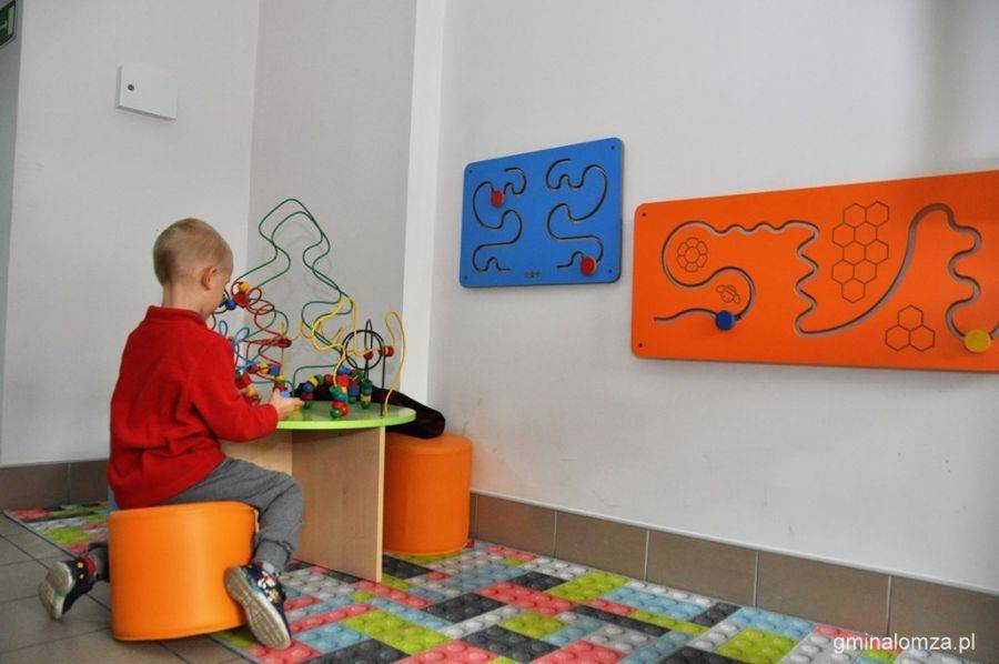 Kącik dla maluchów w Urzędzie Gminy Łomża