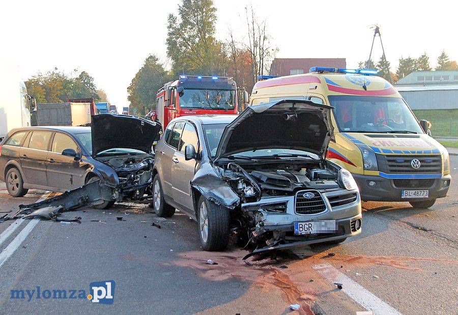 Wypadek w Marianowie [FOTO]
