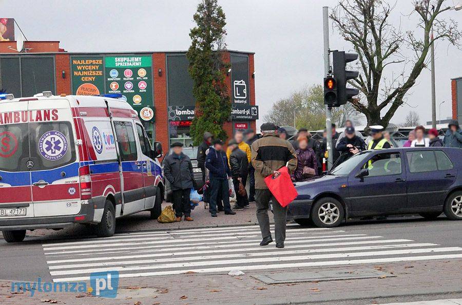 Potrącenie starszej osoby na przejściu dla pieszych [FOTO]