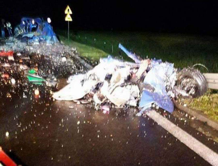Śmiertelne ofiary wypadku na DK61 [FOTO]