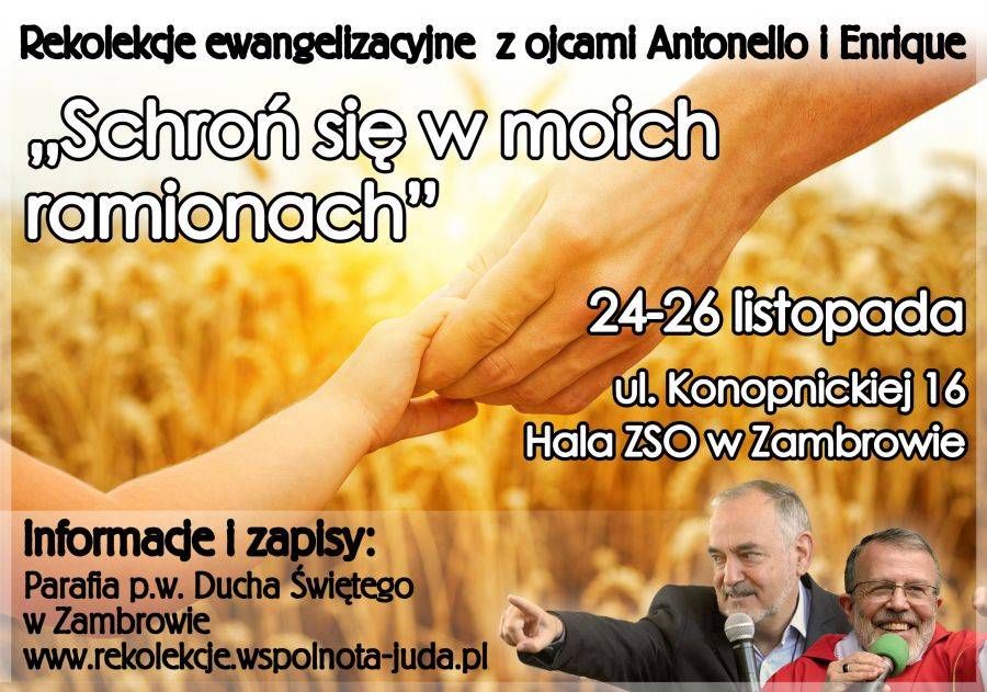 Znani rekolekcjoniści będą w Zambrowie
