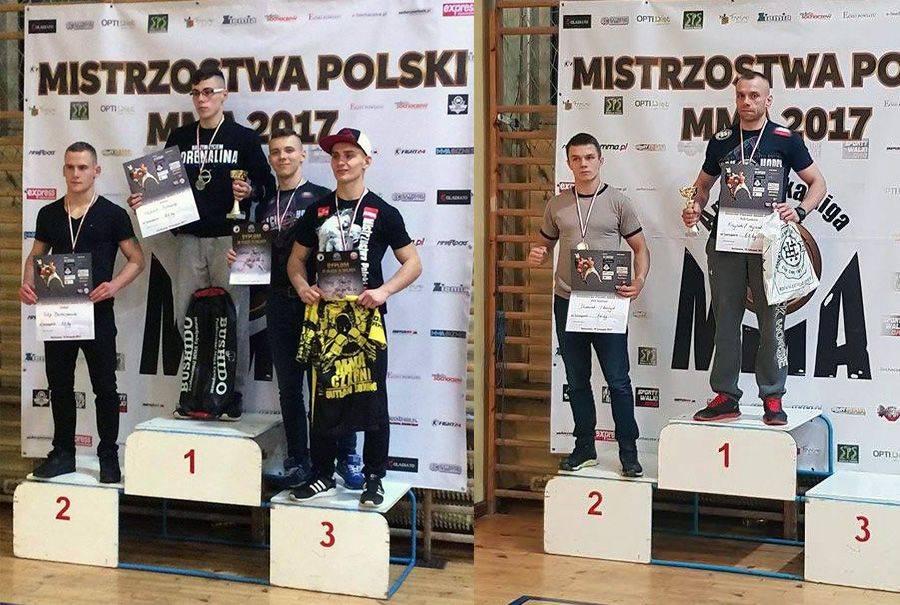 Medale fighterów w Amatorskich Mistrzostwach Polski w MMA [FOTO]