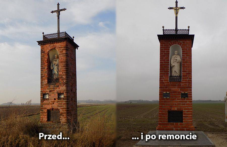 Św. Piotr uśmiecha się do jadących