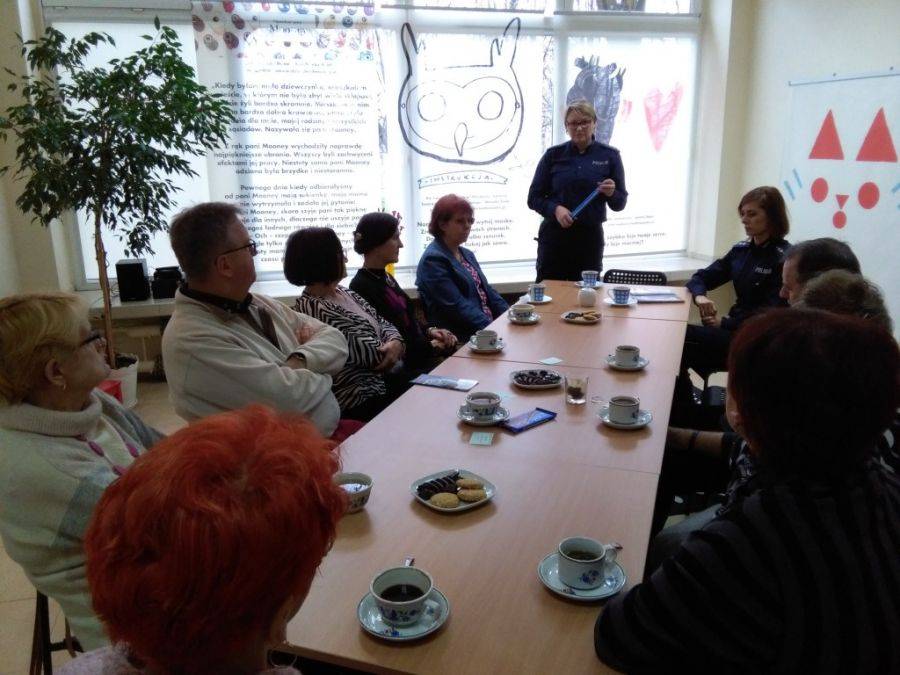 Rozmawiali z seniorami o bezpieczeństwie