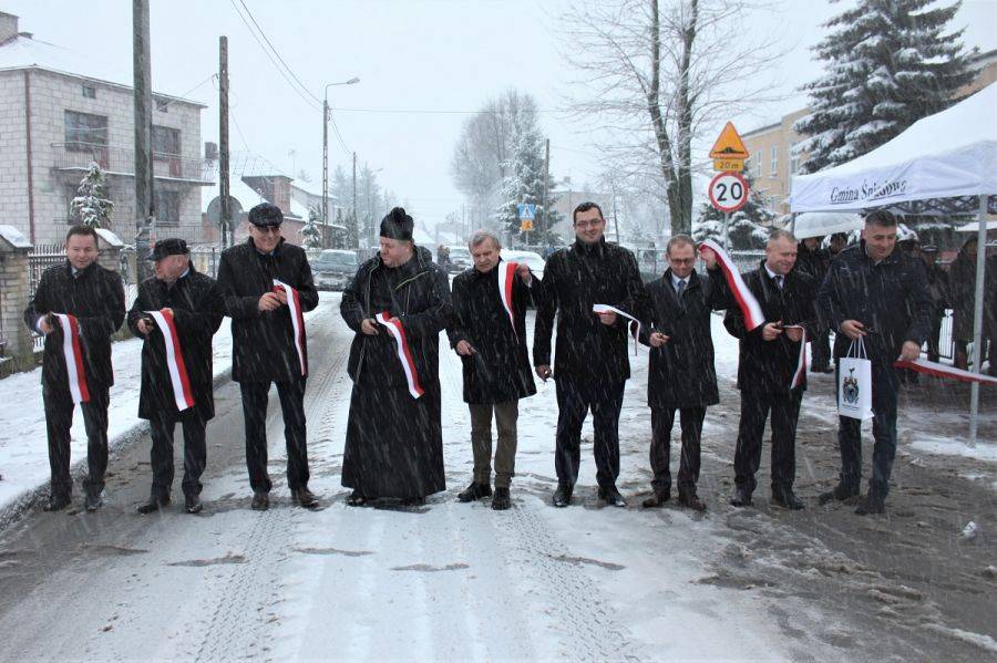 Symboliczne otwarcie dróg w gminie Śniadowo [FOTO]
