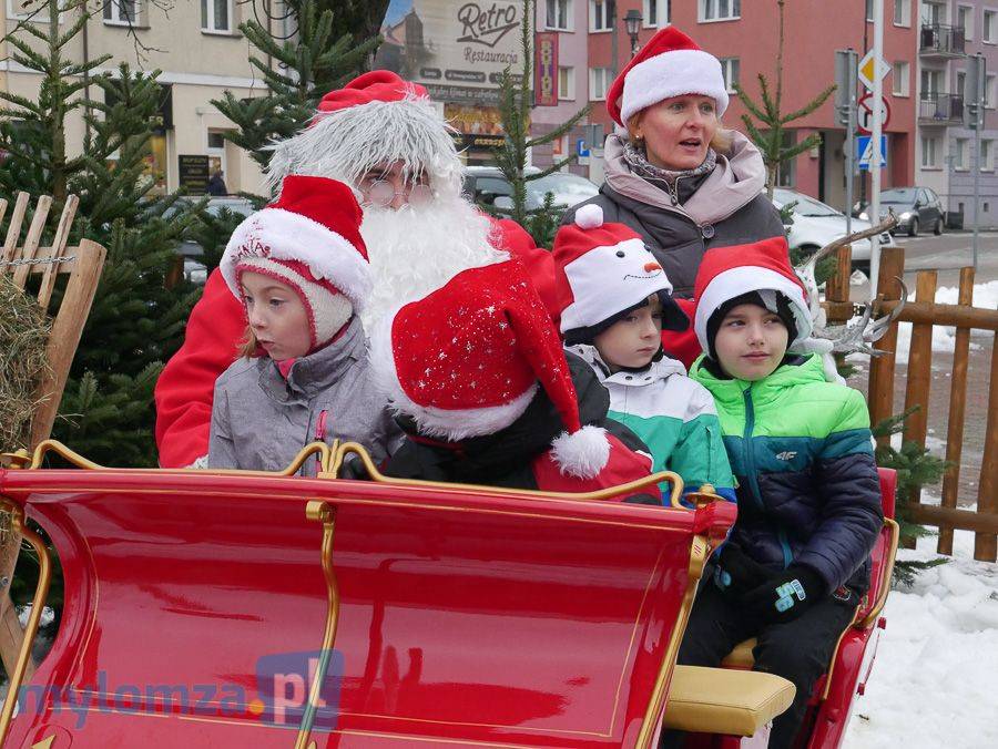 Święty Mikołaj na Starym Rynku w Łomży [VIDEO i FOTO]