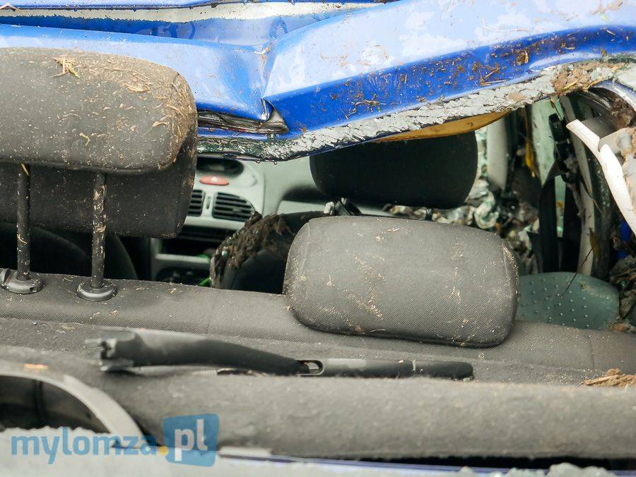 Seat dachował za Wizną