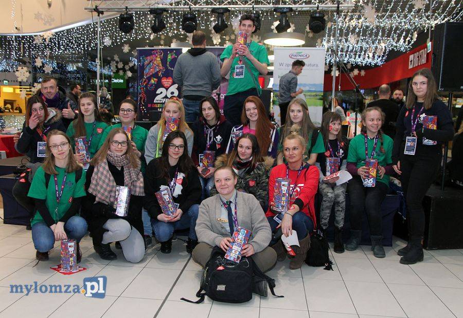 Ponad 83 tys. złotych zebrano w Łomży podczas 26. Finału WOŚP